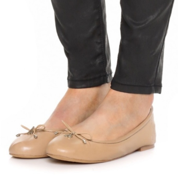 wide width nude flats